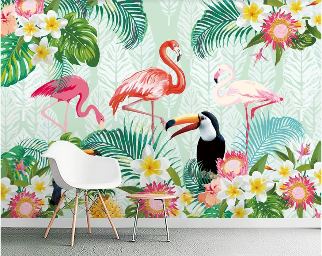 3d room wallpaper custom photo mural Tropical plant parrot flamingo background wall paper mural wall art canvas wallpaper for walls 3 d, Non-woven fabric
3d room wallpaper custom photo mural Tropical plant parrot flamingo background wall paper mural wall art canvas wallpaper for walls 3 d, Non-woven fabric