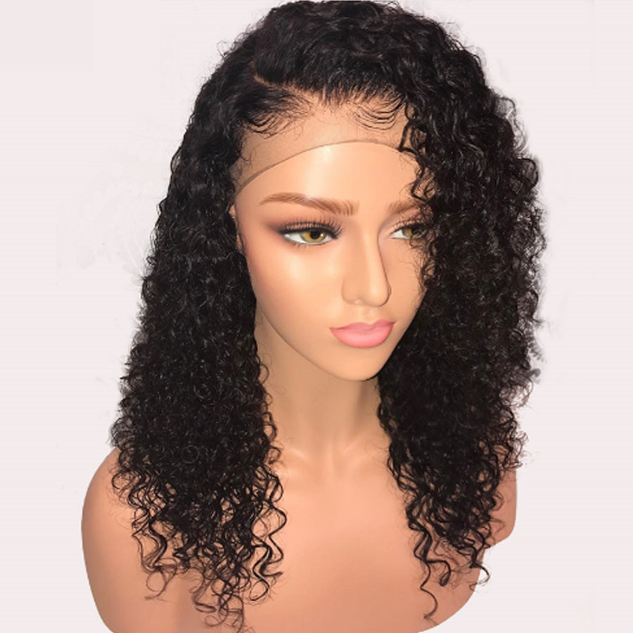 13x4 Frontal HD Lace Wig Transparent Frontal Virgin Malaysian Curly Invisible Knots Lacefront Wigs For Black Women Bleached Knots diva1