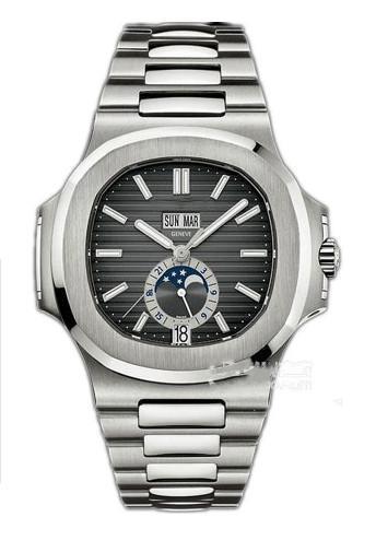10 Colors Top Quality Watches Nautilus 5726 1A-001 Mechanical Automatic Men Watch Moon Phase Sapphire Stainless Steel Wristwatches 40.5mm, Box
10 Colors Top Quality Watches Nautilus 5726 1A-001 Mechanical Automatic Men Watch Moon Phase Sapphire Stainless Steel Wristwatches 40.5mm, Box