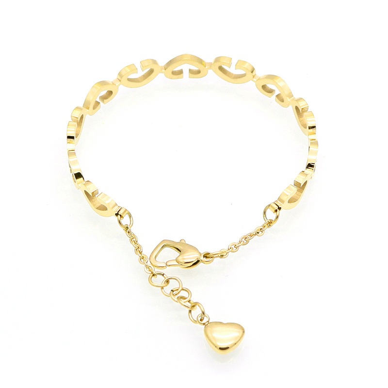 Wholesale-Brand fashion luxury bracelet heart linked to heart heart open women love couple bracelet jewelry wholesale
Wholesale-Brand fashion luxury bracelet heart linked to heart heart open women love couple bracelet jewelry wholesale
