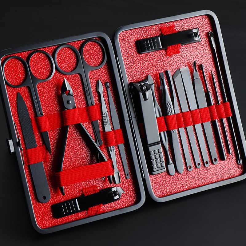 7/16/18pcs Nail Clippers Manicure Nail Set Stainless Steel Tweezer Pedicure Scissor Multifunction Manicure Kit Art Tools
7/16/18pcs Nail Clippers Manicure Nail Set Stainless Steel Tweezer Pedicure Scissor Multifunction Manicure Kit Art Tools