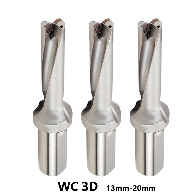 

BEYOND Indexable Insert Drills 3D WC U Drill 13mm-20mm CNC Lathe use WCMT Carbide Inserts Shallow Hole Drilling