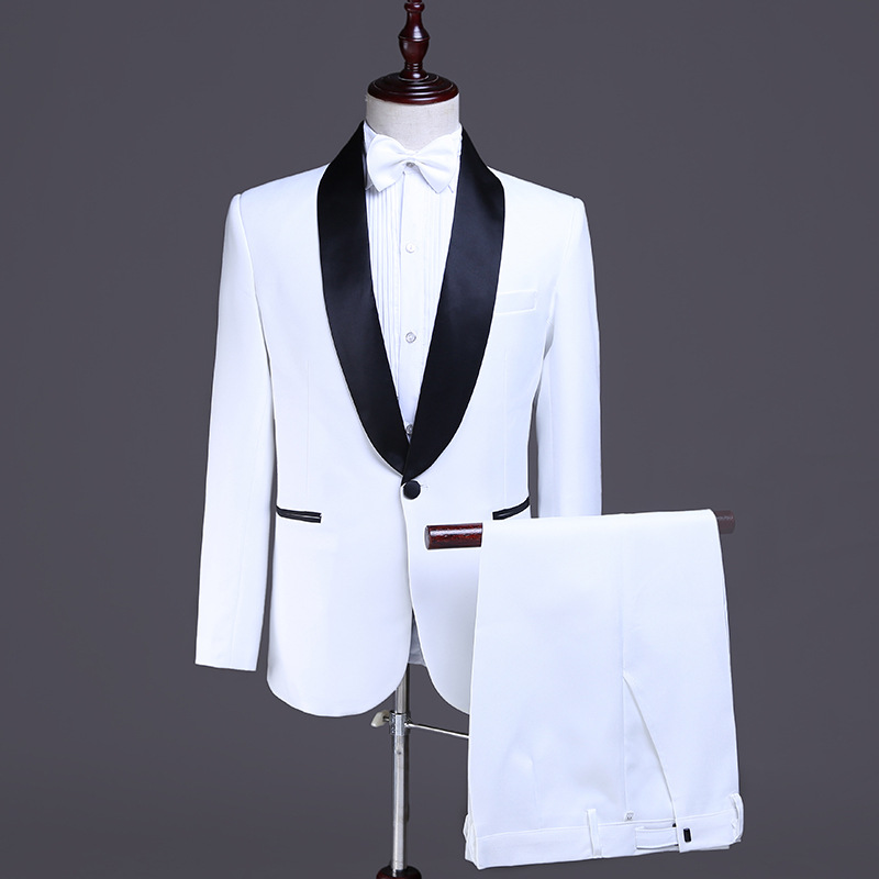 Men's Suits & Blazers Men Shawl Lapel Two Pieces Wedding Groom Slim Fit White Banquet Prom Dress Tuxedo Suit
Men's Suits & Blazers Men Shawl Lapel Two Pieces Wedding Groom Slim Fit White Banquet Prom Dress Tuxedo Suit