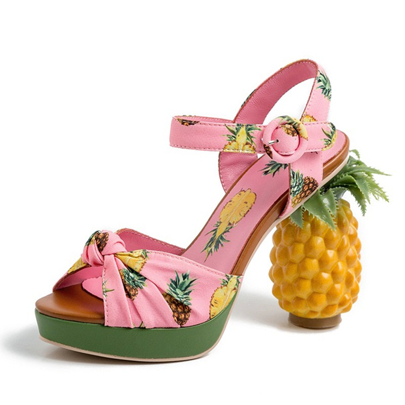 fashion pineapple heel pumps sexy open toe leather sandals women party date shoes platform sandals, Pink
fashion pineapple heel pumps sexy open toe leather sandals women party date shoes platform sandals, Pink