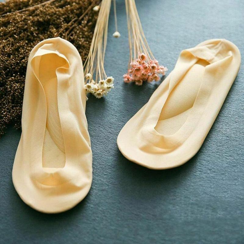 3D Sponge Padded Socks Women's No Show Cushion Liner Ice Silk Boat Sock Arch Support Insole Sock, Beige
3D Sponge Padded Socks Women's No Show Cushion Liner Ice Silk Boat Sock Arch Support Insole Sock, Beige
