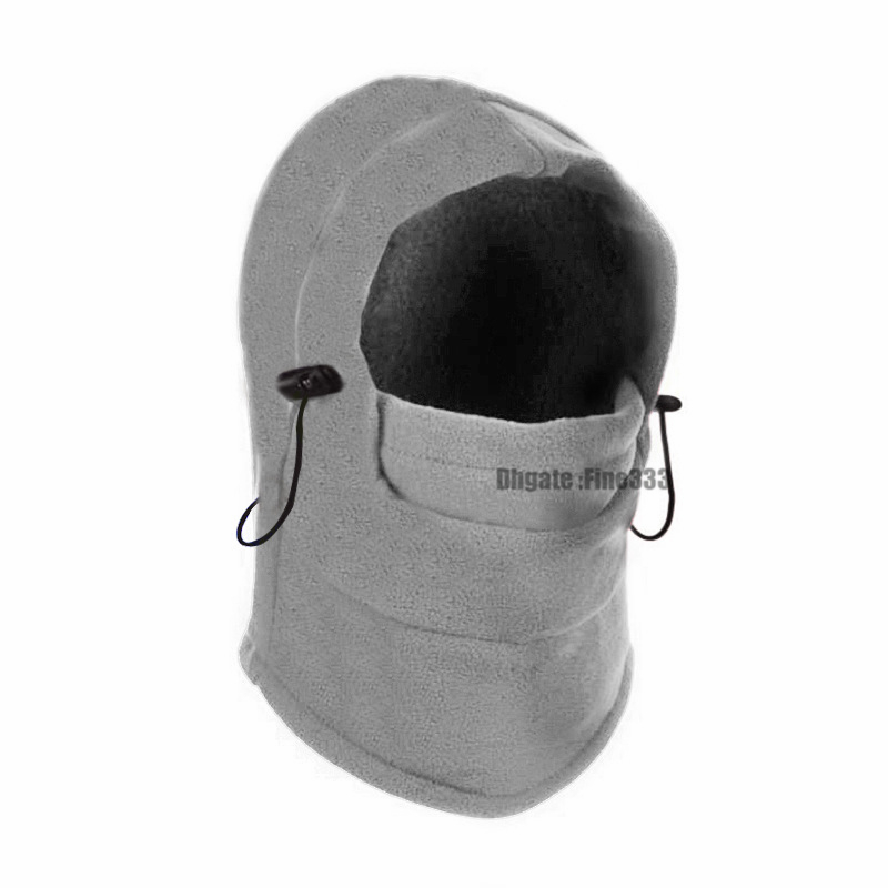 Thermal Fleece Balaclava Hat Hooded Neck Warmer Cycling Face Mask Outdoor Winter Sport Face Mask for Men Cycling Masked cap