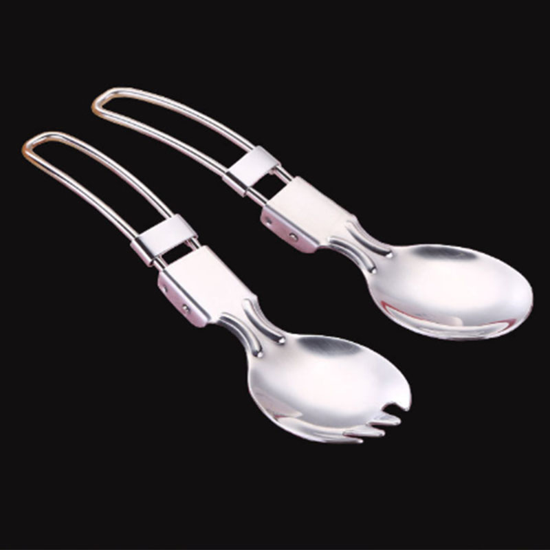 Folding Spoon Stainless Steel Outdoor Spork Camping Cutlery Multi-Functional Foldable Spoon Fork for Hiking Camping Travel
Folding Spoon Stainless Steel Outdoor Spork Camping Cutlery Multi-Functional Foldable Spoon Fork for Hiking Camping Travel