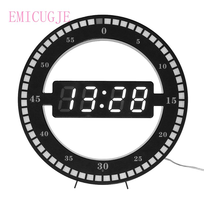 Circular Photoreceptive LED Digital Wall Clock Modern Clocks for Home Decoration US EU Design Dual-Use Dimming Digital
Circular Photoreceptive LED Digital Wall Clock Modern Clocks for Home Decoration US EU Design Dual-Use Dimming Digital