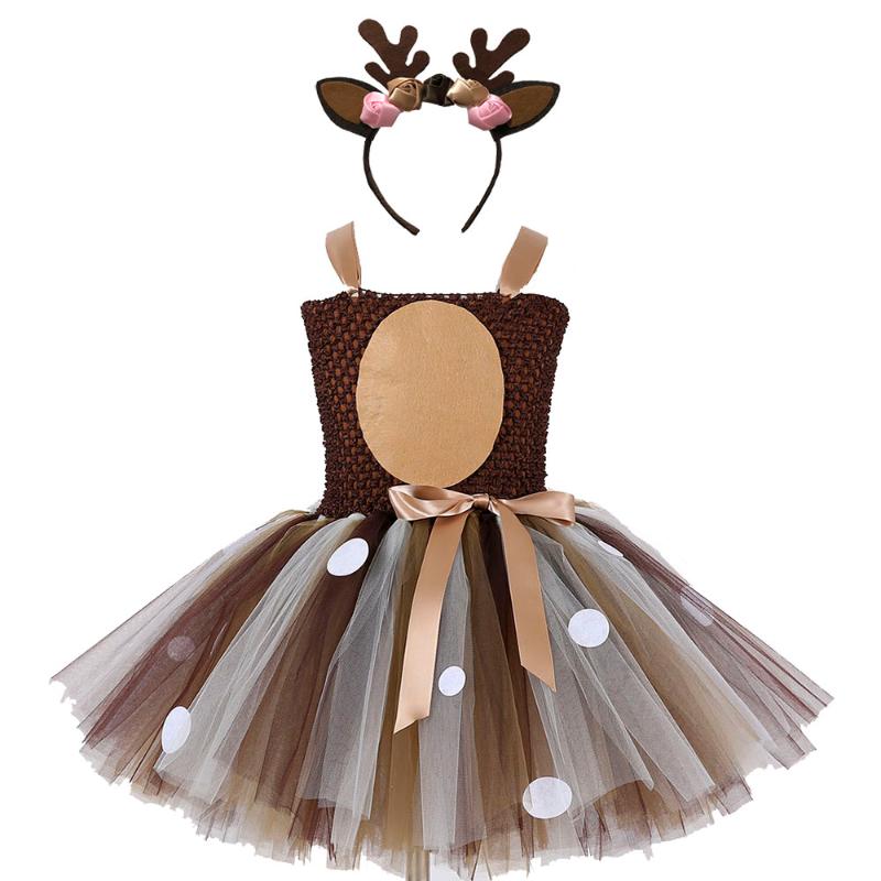 Girls Reindeer Dress Up Costumes Children O-neck Pattern Solid Dress Christmas Birthday Party Kids Dresses for Girls Ball Gown, As pic
Girls Reindeer Dress Up Costumes Children O-neck Pattern Solid Dress Christmas Birthday Party Kids Dresses for Girls Ball Gown, As pic
