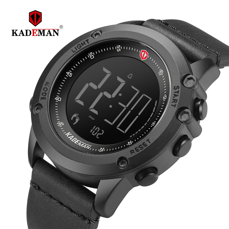 KADEMAN Men Watch Digital Military Sports Step Count Clock TOP Brand Luxury Leather Waterproof Fashion Male Wristwatches relogio LY191213, K698-rgb-w-t
KADEMAN Men Watch Digital Military Sports Step Count Clock TOP Brand Luxury Leather Waterproof Fashion Male Wristwatches relogio LY191213, K698-rgb-w-t