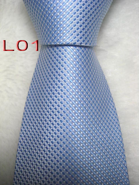 L01-L29 #100%Silk Jacquard Woven Handmade Men's Tie Necktie