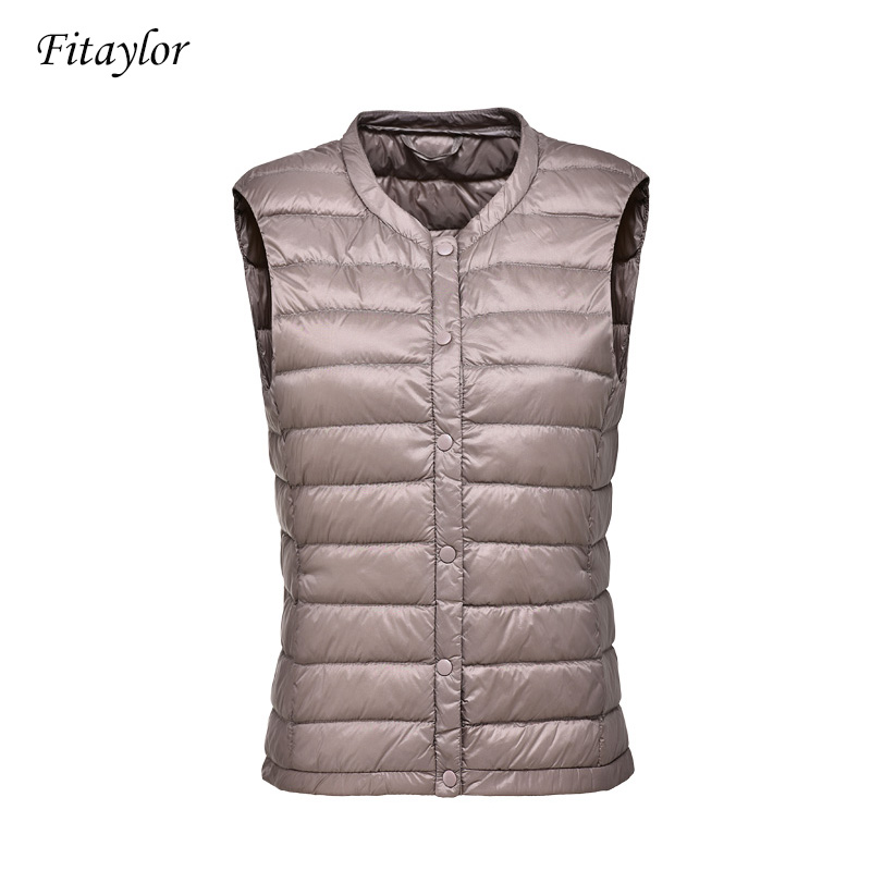 Fitaylor New Ultra Light 90% White Duck Down Women Vest Coat Women Duck Down Sleeveless Jacket Autumn Winter Round Collar Coat, O-neck black
Fitaylor New Ultra Light 90% White Duck Down Women Vest Coat Women Duck Down Sleeveless Jacket Autumn Winter Round Collar Coat, O-neck black
