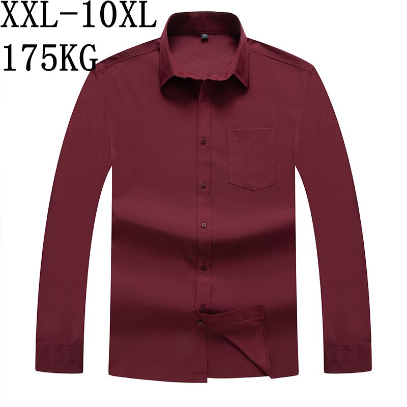 Size 10XL 8XL 7XL 2019 New Men Shirt Male Dress Shirts Long Sleeve Men's Casual Loose Business Formal Social Work Office Shirts, Red
Size 10XL 8XL 7XL 2019 New Men Shirt Male Dress Shirts Long Sleeve Men's Casual Loose Business Formal Social Work Office Shirts, Red