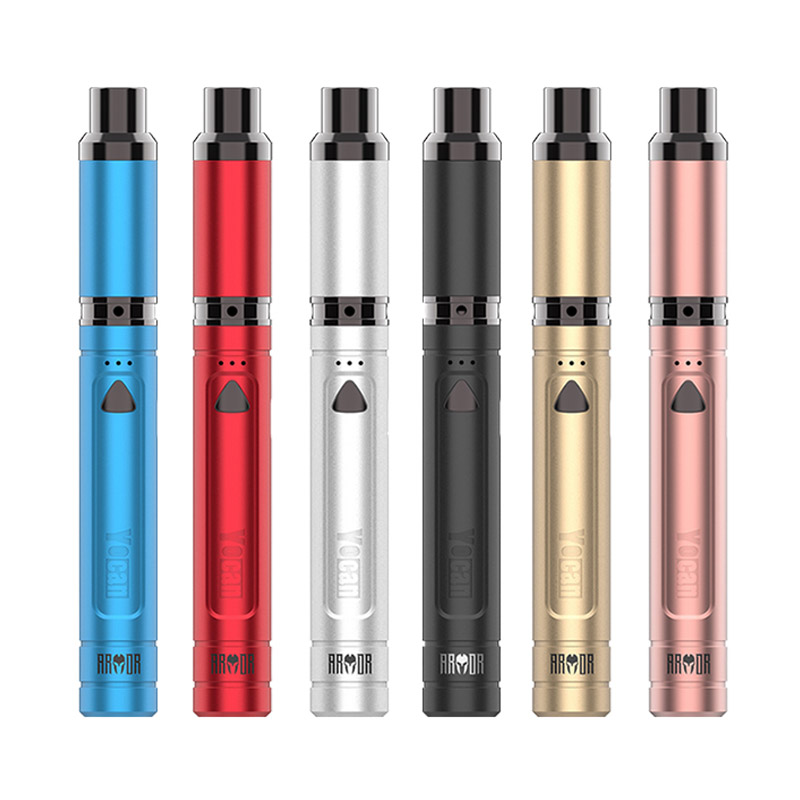 Authentic Yocan Armor Kit Wax Pen 380mAh Variable Voltage Concentrate Starter Kits with QDC Coil Head Fast Charging DHL Free, Multi
Authentic Yocan Armor Kit Wax Pen 380mAh Variable Voltage Concentrate Starter Kits with QDC Coil Head Fast Charging DHL Free, Multi