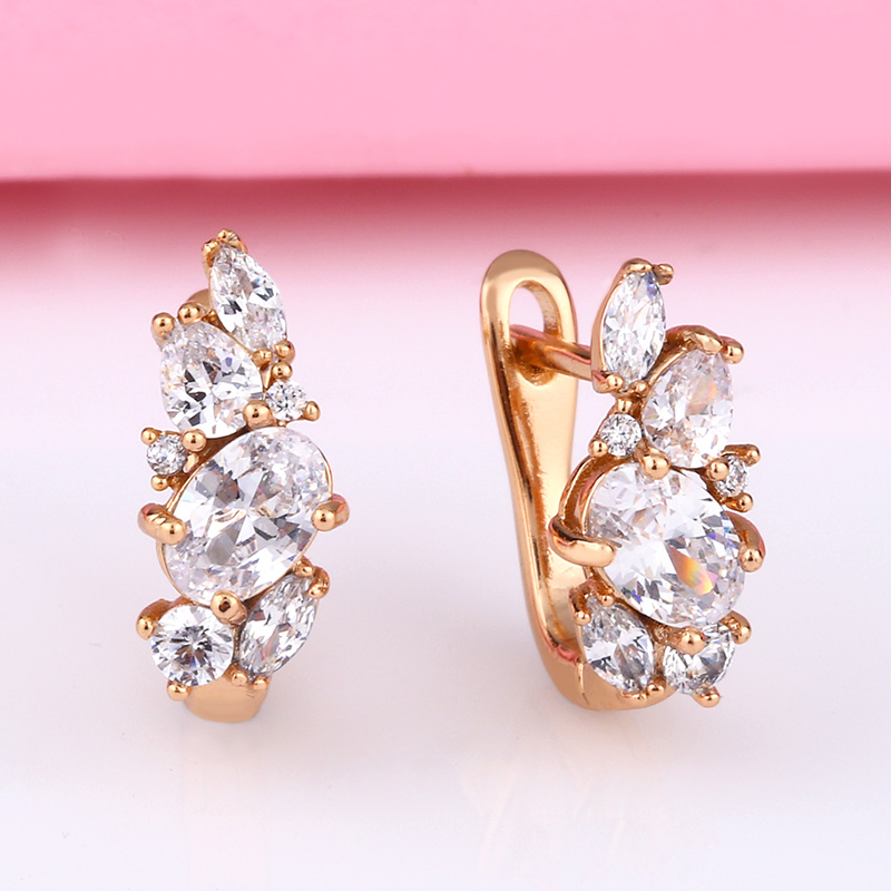 Dangle & Chandelier Fashion Luxury Big Zircon Earrings Rose Gold With Stones 585 For Wedding 2021 Ers-t12
Dangle & Chandelier Fashion Luxury Big Zircon Earrings Rose Gold With Stones 585 For Wedding 2021 Ers-t12