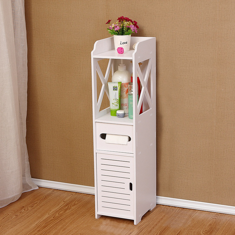Floor-standing waterproof side cabinet bathroom bedroom kitchen storage rack household bathroom storage rack WF725416
Floor-standing waterproof side cabinet bathroom bedroom kitchen storage rack household bathroom storage rack WF725416