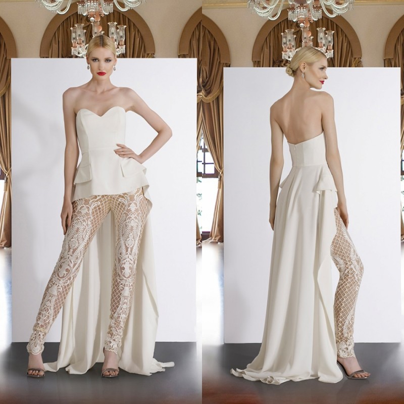Women Jumpsuit With Long Train White Evening Dresses Sweetheart Sweep Train Elegant Prom Dress Party Wear Zuhair Murad Dress Vestidos Festa, Black
Women Jumpsuit With Long Train White Evening Dresses Sweetheart Sweep Train Elegant Prom Dress Party Wear Zuhair Murad Dress Vestidos Festa, Black