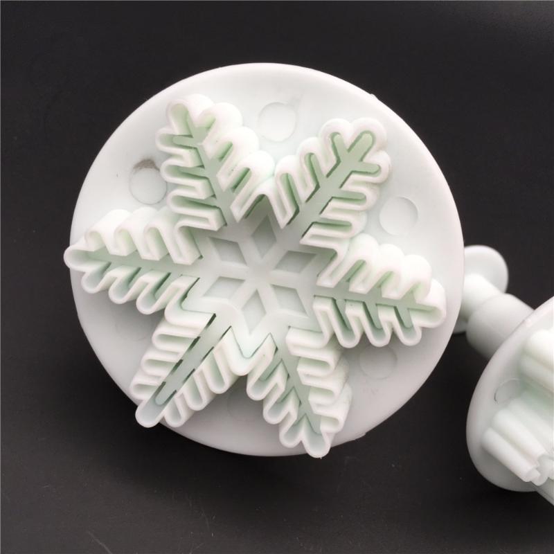 Snowflake fondant mold Easy to clean 3pcs Fondant Mold Cutter Sugarcraft Cake tools Pasta printing
Snowflake fondant mold Easy to clean 3pcs Fondant Mold Cutter Sugarcraft Cake tools Pasta printing