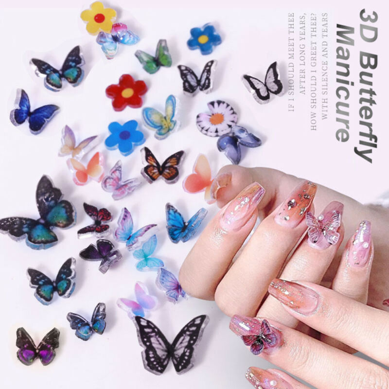 3D Butterfly Manicure Diamond Mixed Size Flower Little Daisy Manicure Decoration DIY Design
3D Butterfly Manicure Diamond Mixed Size Flower Little Daisy Manicure Decoration DIY Design