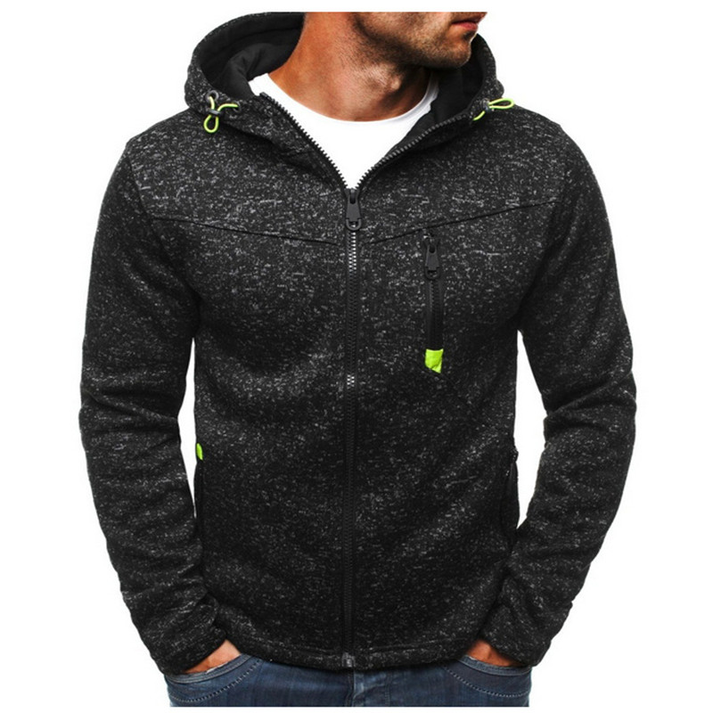 Spring and autumn men's new sports casual clothes zipper fashion tide jacquard hoodie fleece jacket autumn sweatshirt, Black
Spring and autumn men's new sports casual clothes zipper fashion tide jacquard hoodie fleece jacket autumn sweatshirt, Black