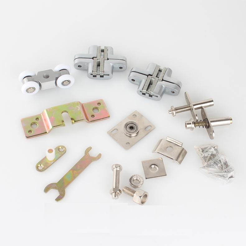 Folding Sliding Wooden Door Pulley Rail Hanging Wheel Muted Roller Subareas Screen Window Hardware Part