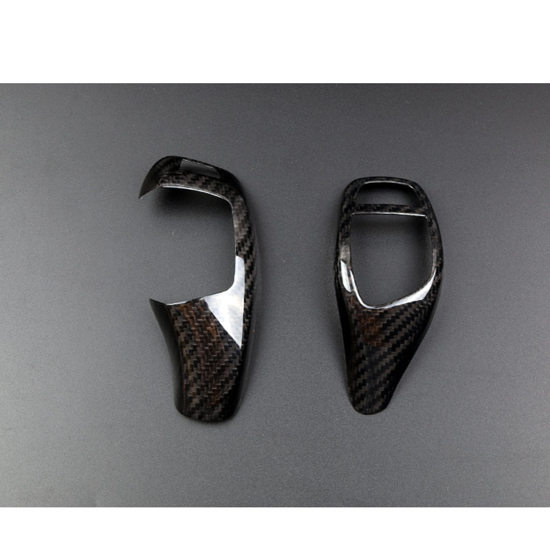 For bmw f15 f16 Carbon Fiber Stickers Decorative Cover trim Strip for Car Control Gear Shift Panel x5 x6 2014-2017