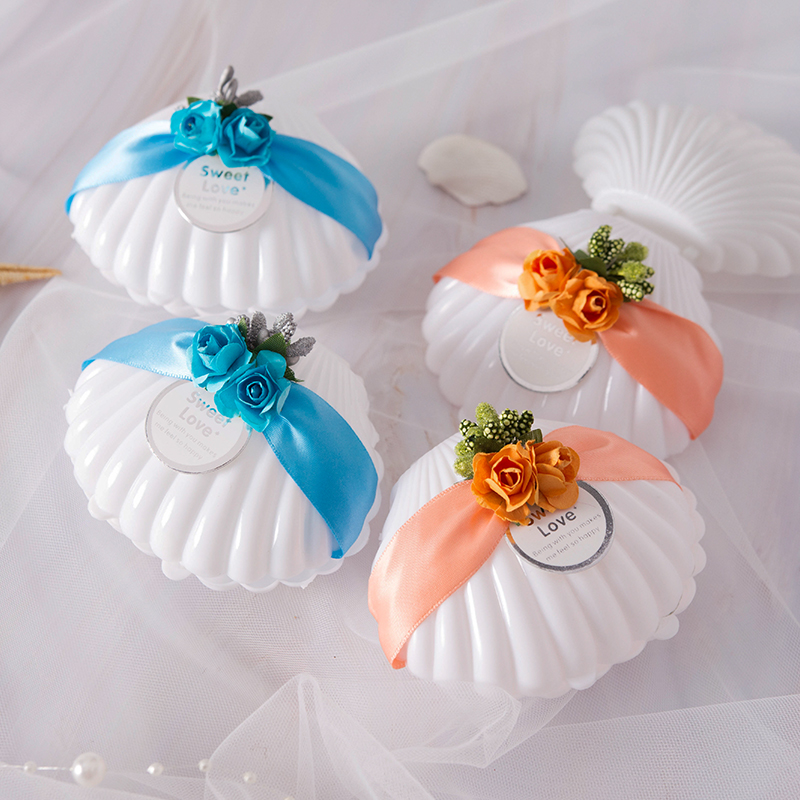 20pc shell windbell married plastic Candy box han edition wedding party favors sea wind character gift box packaging With ribbon
20pc shell windbell married plastic Candy box han edition wedding party favors sea wind character gift box packaging With ribbon