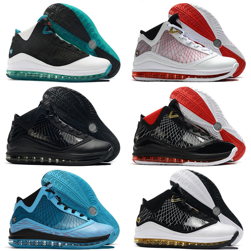 2020 New 7 Blue White Carpet White Black-Glass Blue-Chilling Red Men Outdoor Basketball Shoes 7 Men Sports Trainers, As photo 4
2020 New 7 Blue White Carpet White Black-Glass Blue-Chilling Red Men Outdoor Basketball Shoes 7 Men Sports Trainers, As photo 4