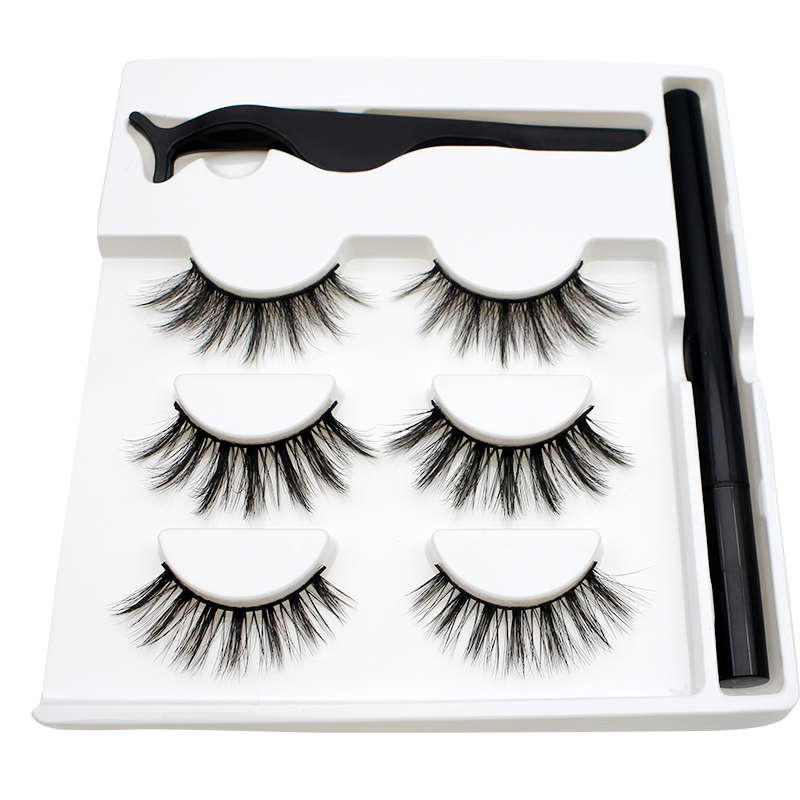 Sexysheep 3 pair self-adhesive eyelashes natural 3D magic eye lashes sticky eyeliner self-adhesive eyelash extension tool
Sexysheep 3 pair self-adhesive eyelashes natural 3D magic eye lashes sticky eyeliner self-adhesive eyelash extension tool