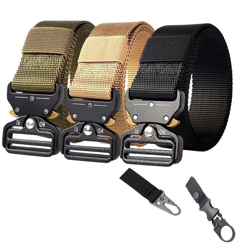 125-145cm Tactical Belt Men Heavy Duty Tactical Waist Belts with Metal Buckle Nylon Belt Hunting Accessories Adjustable, Army green
125-145cm Tactical Belt Men Heavy Duty Tactical Waist Belts with Metal Buckle Nylon Belt Hunting Accessories Adjustable, Army green