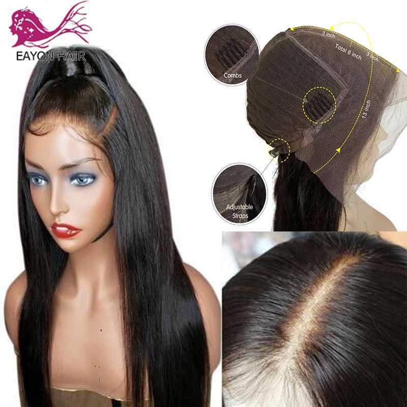 EAYON Straight Lace Front Human Hair Wigs For Women Remy Hair Pre Plucked Hairline With Baby Brazilian Lace Wig Human, Natural color
EAYON Straight Lace Front Human Hair Wigs For Women Remy Hair Pre Plucked Hairline With Baby Brazilian Lace Wig Human, Natural color