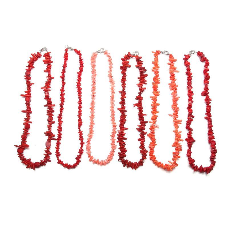 Coral Beads Necklace Irregular Shape Charms Jewelry Coral Beaded Necklace Girl Jewelry Gifts for Women 45cm
Coral Beads Necklace Irregular Shape Charms Jewelry Coral Beaded Necklace Girl Jewelry Gifts for Women 45cm