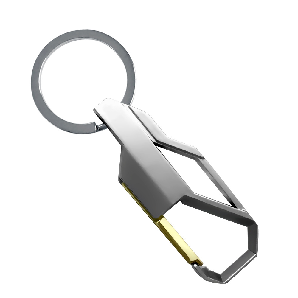 Fashion Jewelry Simple Metal Key Chain For Men Women Waist Pendant Key Ring Holder Bag Car Accessories Gifts Travel Kit Tool