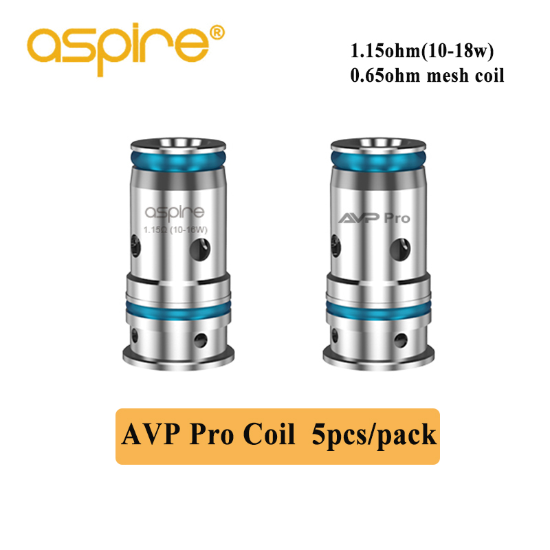 Authentic Aspire AVP PRO Coil Standard Coil 1.15ohm Mesh Coil 0.65ohm for Aspire AVP Pro Pod Vape Ecig Vaporizer
Authentic Aspire AVP PRO Coil Standard Coil 1.15ohm Mesh Coil 0.65ohm for Aspire AVP Pro Pod Vape Ecig Vaporizer