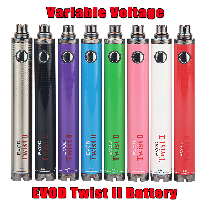 Evod Twist II 1600mAh Vape Pen VV Variable Voltage 510 Thread Battery Ego C Vision Spinner 2 USB Charger fit emow mega kit
Evod Twist II 1600mAh Vape Pen VV Variable Voltage 510 Thread Battery Ego C Vision Spinner 2 USB Charger fit emow mega kit