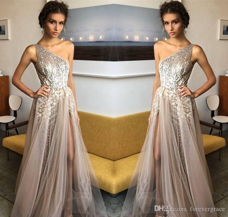 2019 Silver Sequined Sleeveless Prom Dress One Shoulder Sweep Train Formal Holidays Wear Graduation Evening Party Gown Custom Made Plus Siz, Orange
2019 Silver Sequined Sleeveless Prom Dress One Shoulder Sweep Train Formal Holidays Wear Graduation Evening Party Gown Custom Made Plus Siz, Orange