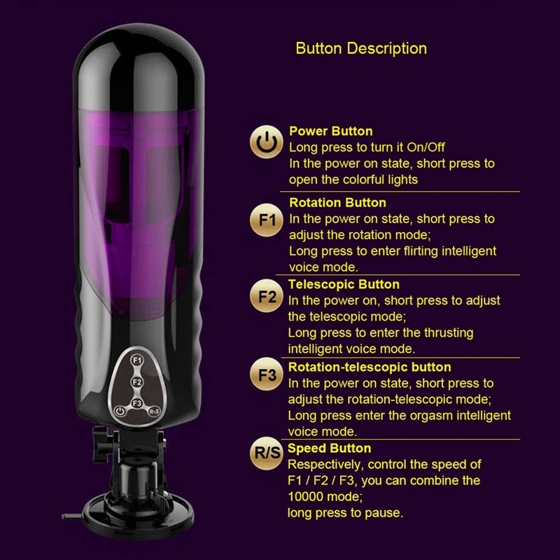 Electric Piston Male Masturbator Automatic Vibrator 10 Kind Rotation Telescopic Smart Voice Masturbators Sex Toys for Adults Men Y191011