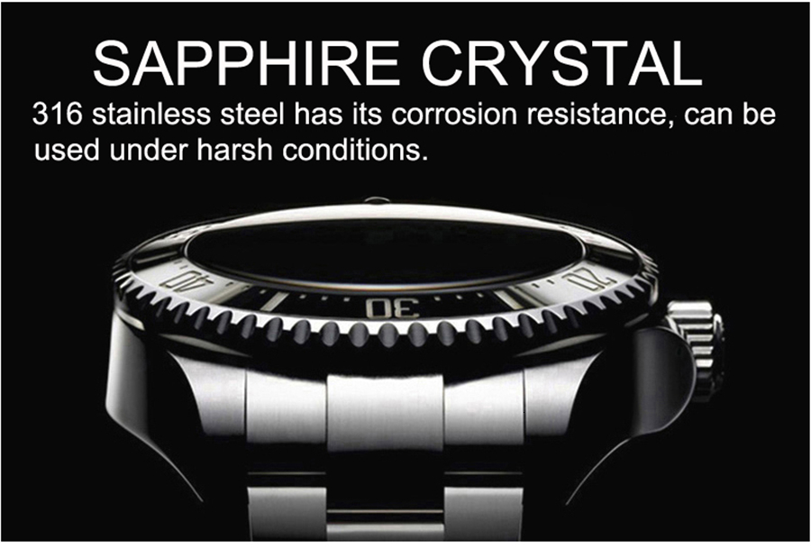 Men Watches LOREO Sport Waterproof 200M Watch Relogio Masculino Men's Clock Automatic Mechanical Military Army clock