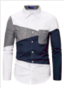 Ouma 2019 foreign trade in Europe and America men' casual men' shirts gradient stripes printed long-sleeved shirt male, Blue
Ouma 2019 foreign trade in Europe and America men' casual men' shirts gradient stripes printed long-sleeved shirt male, Blue
