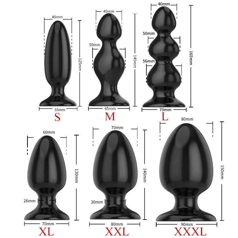 Adult Large Anal Sex Toys Huge Size Butt Plugs Prostate Massage For Men Female Anus Expansion Stimulator Big Anal Beads SH190725 - view 3