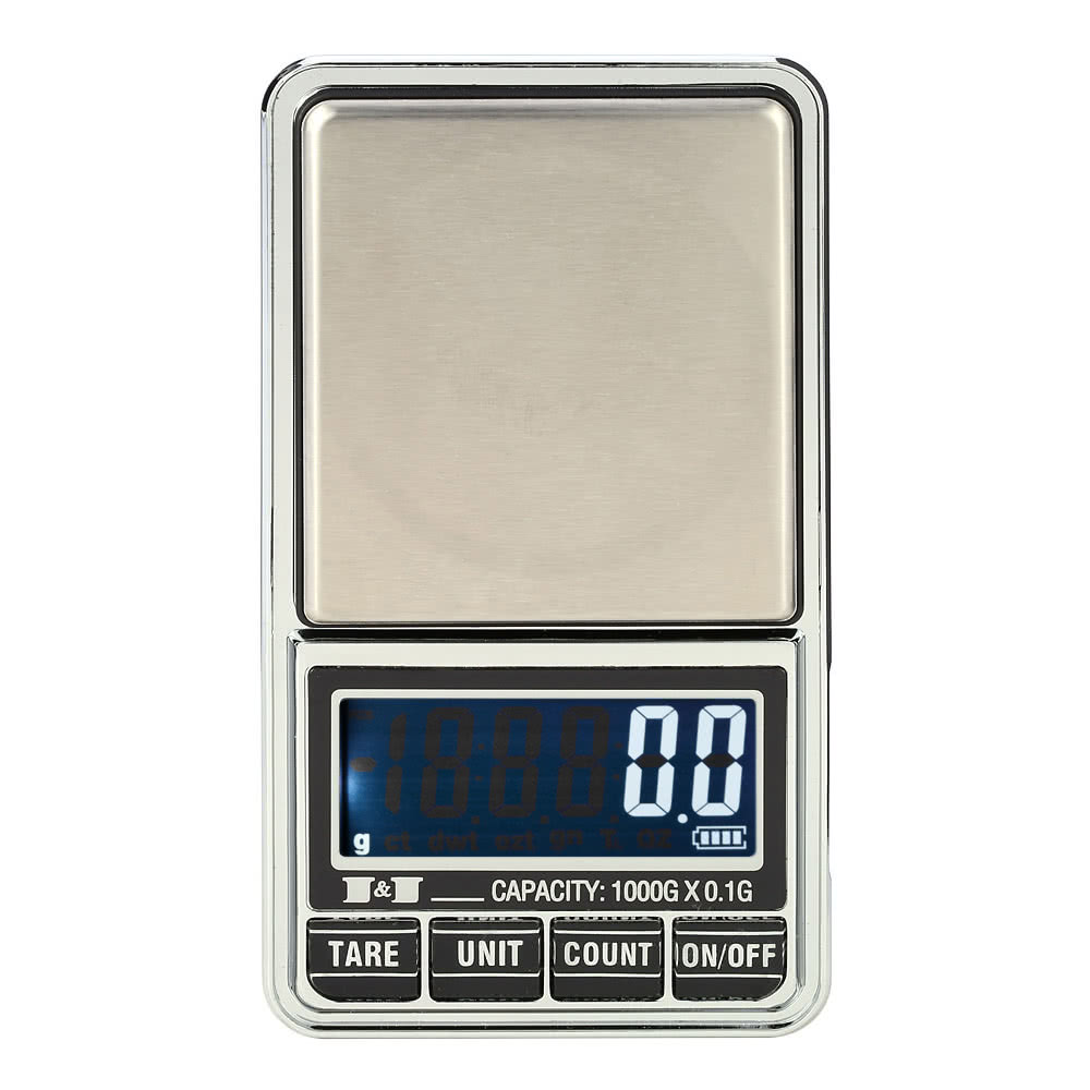 Mini Pocket Digital Scale for Gold Sterling Silver Jewelry Balance Weight Precision Electronic Scales 0.01g/0.1g