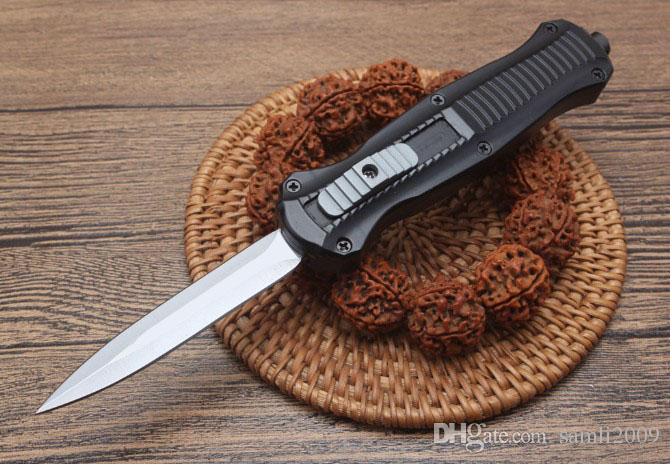 BM Knife Out the front Double Action Auto (3.95" Satin Plain) 3300 440C steel spear point Plain Tactical knife knives 3310BK Free shipping
BM Knife Out the front Double Action Auto (3.95" Satin Plain) 3300 440C steel spear point Plain Tactical knife knives 3310BK Free shipping