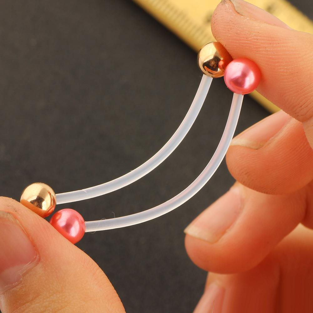 Bioplast UV Barbell Pregnancy Navel Button Rings Belly Ring Ear Industrial Barbell Body Piercing Jewelry 40pcs