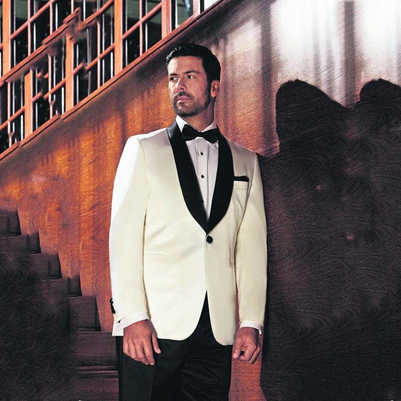 New Popular One Button Ivory Wedding Men Suits Shawl Lapel Two Pieces Business Groom Tuxedos (Jacket+Pants+Tie) W1250, Same as image
New Popular One Button Ivory Wedding Men Suits Shawl Lapel Two Pieces Business Groom Tuxedos (Jacket+Pants+Tie) W1250, Same as image