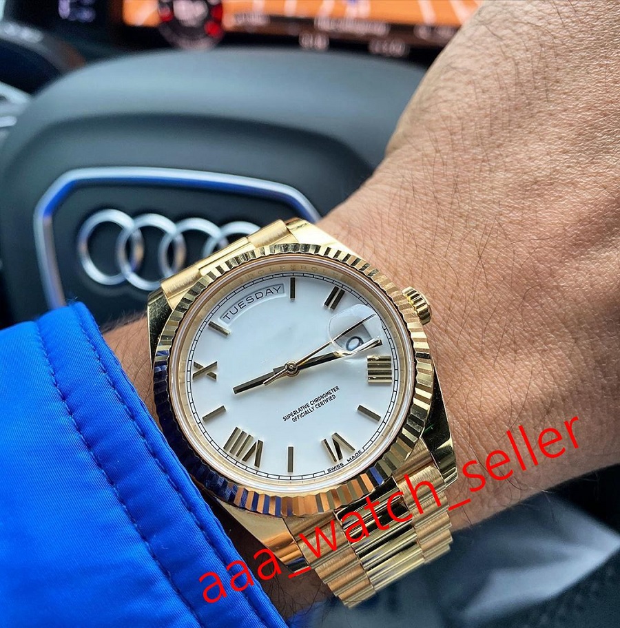 Top selling master 40mm 228239 228238 white dial roman numerals president bracelet mechanical automatic movement luxury men wristwatches, Slivery;brown
Top selling master 40mm 228239 228238 white dial roman numerals president bracelet mechanical automatic movement luxury men wristwatches, Slivery;brown