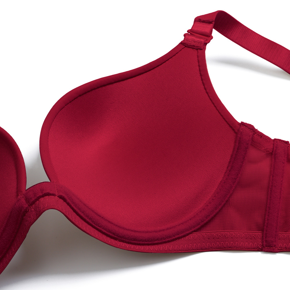 New Women Sexy Bra 30 32 34 36 38 40 42 44 A B C D E Push Up Bras Padded Wire Bone Everyday Lingerie Brassiere Quality Elastic CX200629