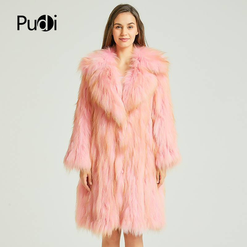 PUDI CT825 2020 new women fashion real fur over coat girl leisure solid jacket long coat 2020 fall winter, Blue
PUDI CT825 2020 new women fashion real fur over coat girl leisure solid jacket long coat 2020 fall winter, Blue