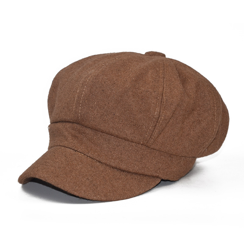 2020 octagonal hat autumn and winter male British style beret retro woolen painter hat solid color fashion lady
2020 octagonal hat autumn and winter male British style beret retro woolen painter hat solid color fashion lady