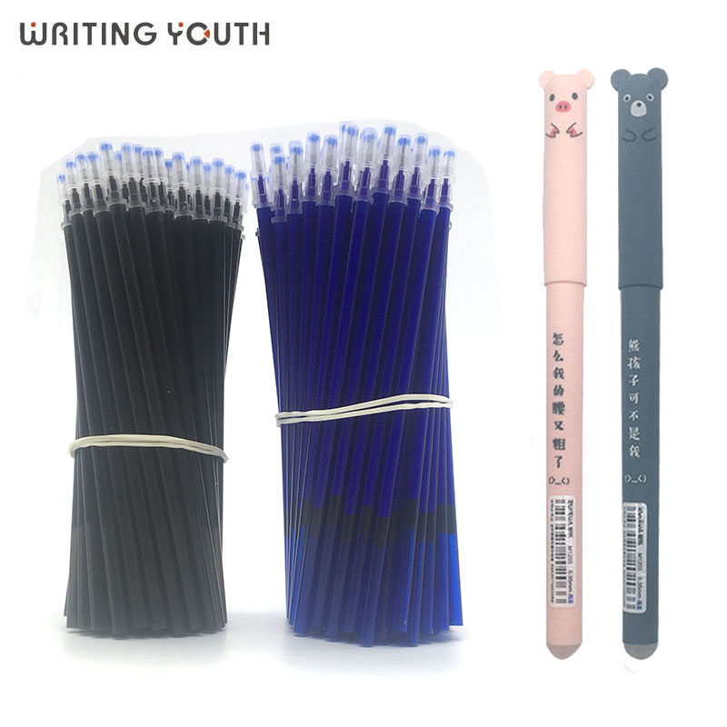 25pcs Erasable Pen 0.5mm Blue Black Gel Pen Refill Washable Rods For Handle Office School Stationery
25pcs Erasable Pen 0.5mm Blue Black Gel Pen Refill Washable Rods For Handle Office School Stationery