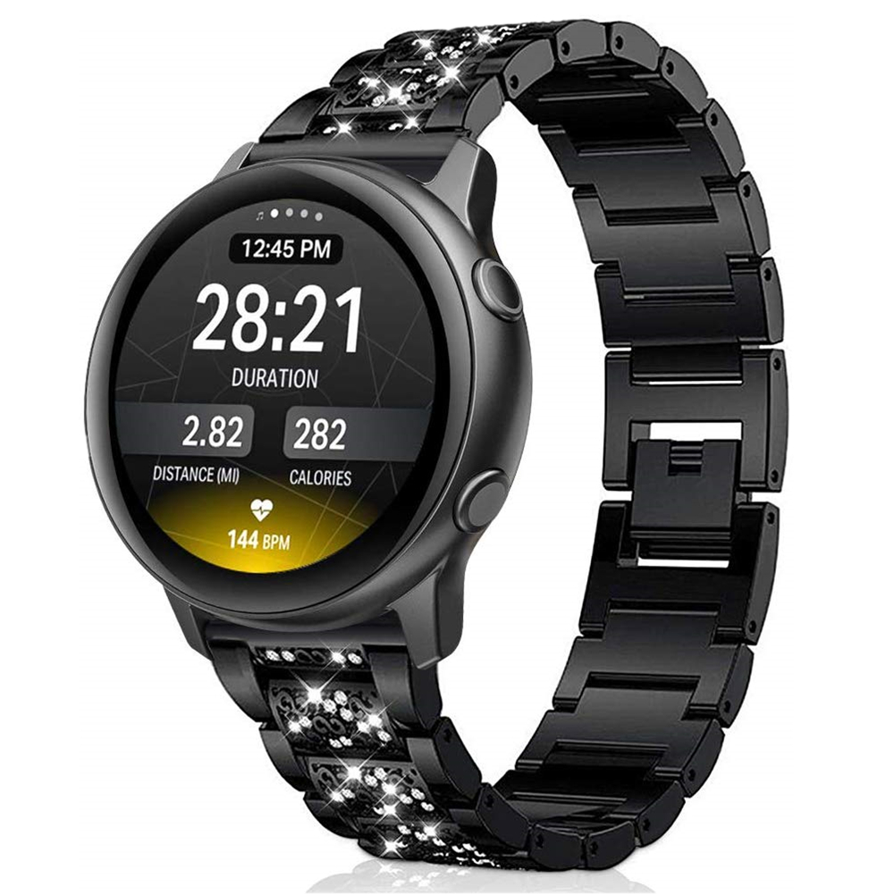 20mm Diamond Stainless Steel Strap Bracelet for Samsung Galaxy Watch Active 2 40mm 44mm Bling Bracelet Metal Bands Replacement
20mm Diamond Stainless Steel Strap Bracelet for Samsung Galaxy Watch Active 2 40mm 44mm Bling Bracelet Metal Bands Replacement
